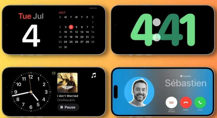 临沂苹果手机维修分享iOS17横屏充电待机显示有什么好处 