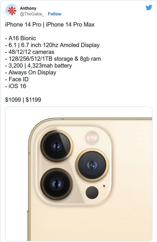 临沂苹果14维修分享iPhone 14全系涨价 